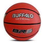 Buffalo Sports Deluxe BR Rubber Basketball | Size 6 Orange